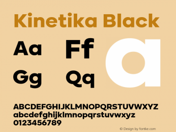 Kinetika Black 1.000图片样张