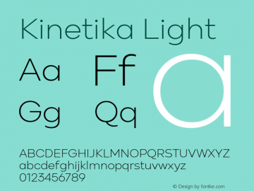 Kinetika Light 1.000图片样张