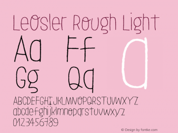LeOsler Rough Light 1.000图片样张
