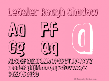 LeOsler Rough Shadow 1.000图片样张