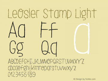 LeOsler Stamp Light 1.000图片样张
