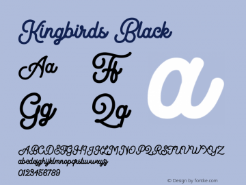 Kingbirds Black 1.000图片样张