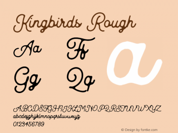 Kingbirds Rough 1.000图片样张