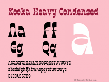 Kooka Heavy Condensed 1.000图片样张