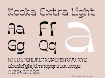 Kooka Extra Light 1.000图片样张