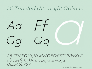 LC Trinidad UltraLight Oblique 1.000图片样张