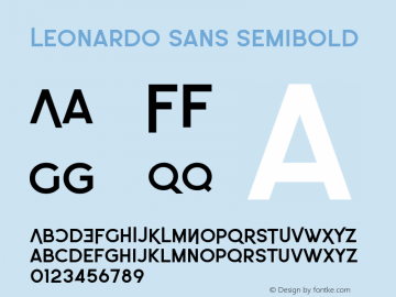 Leonardo Sans Semibold 1.005图片样张