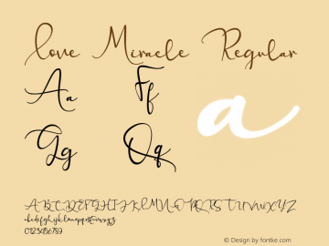 Love Miracle 1.00图片样张