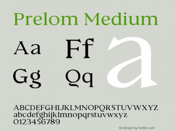 Prelom Medium 1.000图片样张