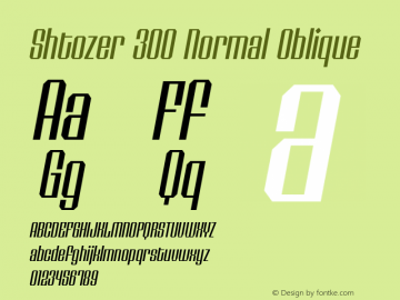Shtozer 300 Normal Oblique 1.000图片样张