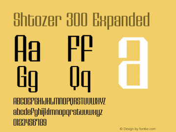 Shtozer 300 Expanded 1.000图片样张