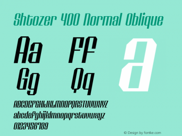 Shtozer 400 Normal Oblique 1.000图片样张