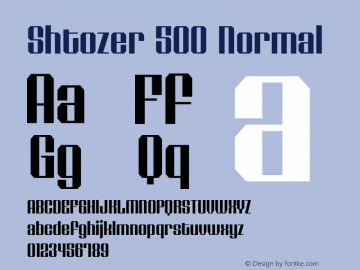 Shtozer 500 Normal 1.000图片样张