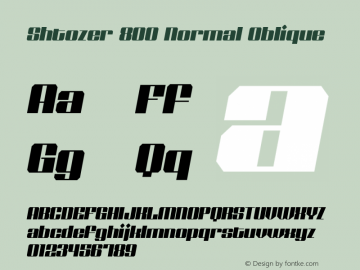 Shtozer 800 Normal Oblique 1.000图片样张