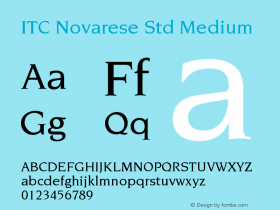 NovareseStd-Medium Version 2.031;PS 002.000;hotconv 1.0.50;makeotf.lib2.0.16970图片样张