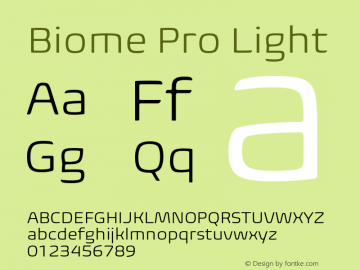 BiomePro-Light Version 1.000图片样张