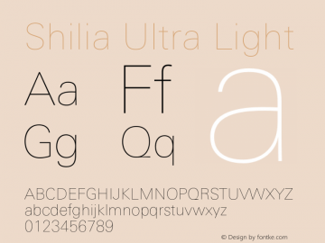 Shilia Ultra Light Version 3.000图片样张