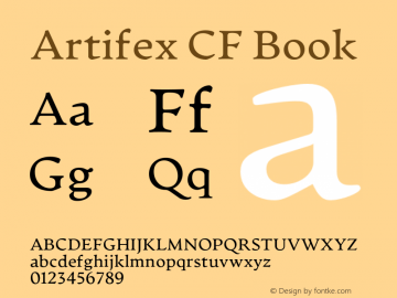 Artifex CF Book Version 1.500;FEAKit 1.0图片样张