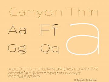 Canyon Thin Version 1.001;FEAKit 1.0图片样张