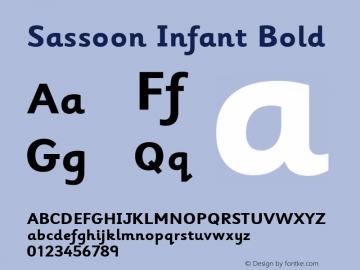 Sassoon Infant Bold 001.003图片样张