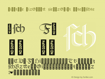 LinotypeRichmond ZierschriftA Version 2.00图片样张