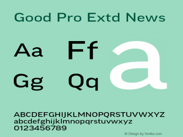 Good Pro Extd News Version 7.60图片样张