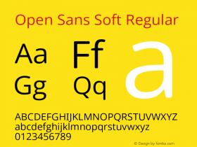 Open Sans Soft Regular Version 1.000;hotconv 1.0.109;makeotfexe 2.5.65596图片样张