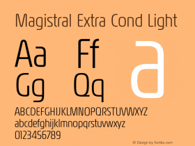 Magistral Extra Cond Light Version 1.002图片样张