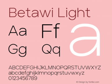 Betawi Light Version 1.00图片样张