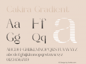 Cakira Gradient Version 1000图片样张