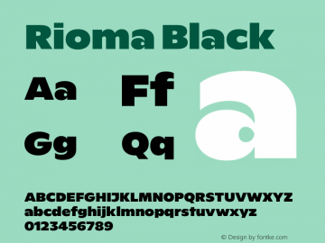 Rioma Black Version 1.000图片样张