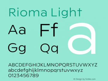 Rioma Light Version 1.000图片样张