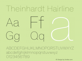 Theinhardt-Hairline Version 4.002; build 0013图片样张