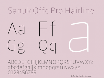 Sanuk Offc Pro Hairline Version 7.504; 2010; Build 1022图片样张