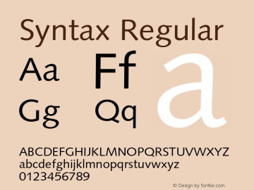 Syntax-Roman 001.001图片样张