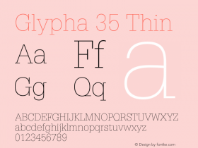 Glypha-Thin 001.001图片样张