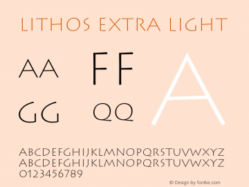 Lithos-ExtraLight 001.002图片样张