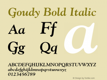 Goudy-BoldItalic 001.003图片样张