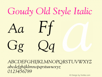 Goudy-Italic 001.003图片样张