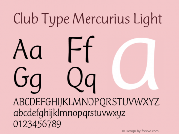 CTMercurius-Light 001.000图片样张