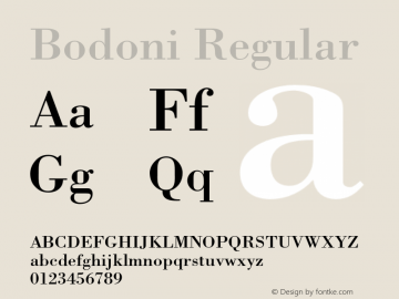 Bodoni 001.003图片样张