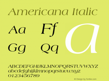 Americana-Italic 001.002图片样张