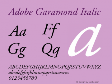AGaramond-Italic 001.002图片样张