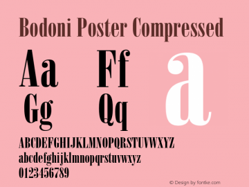 Bodoni-PosterCompressed 001.002图片样张