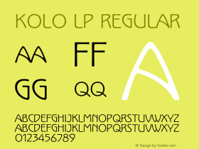 KoloLP-Regular 001.000图片样张