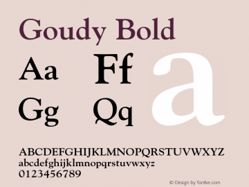 Goudy-Bold 001.003图片样张