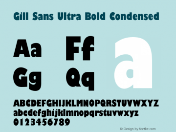 GillSans-UltraBoldCondensed 001.002图片样张