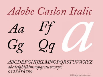 ACaslon-Italic 001.003图片样张