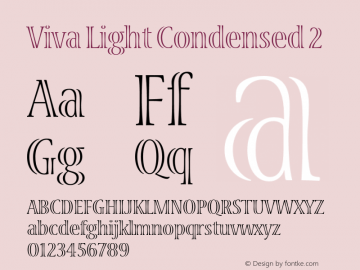 Viva-LightCondensed2 001.000图片样张