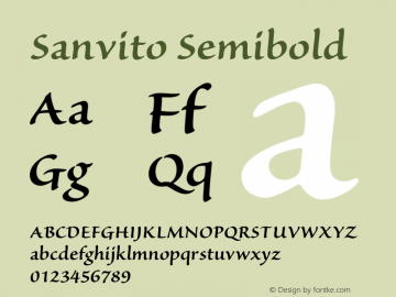 Sanvito-Semibold 001.000图片样张